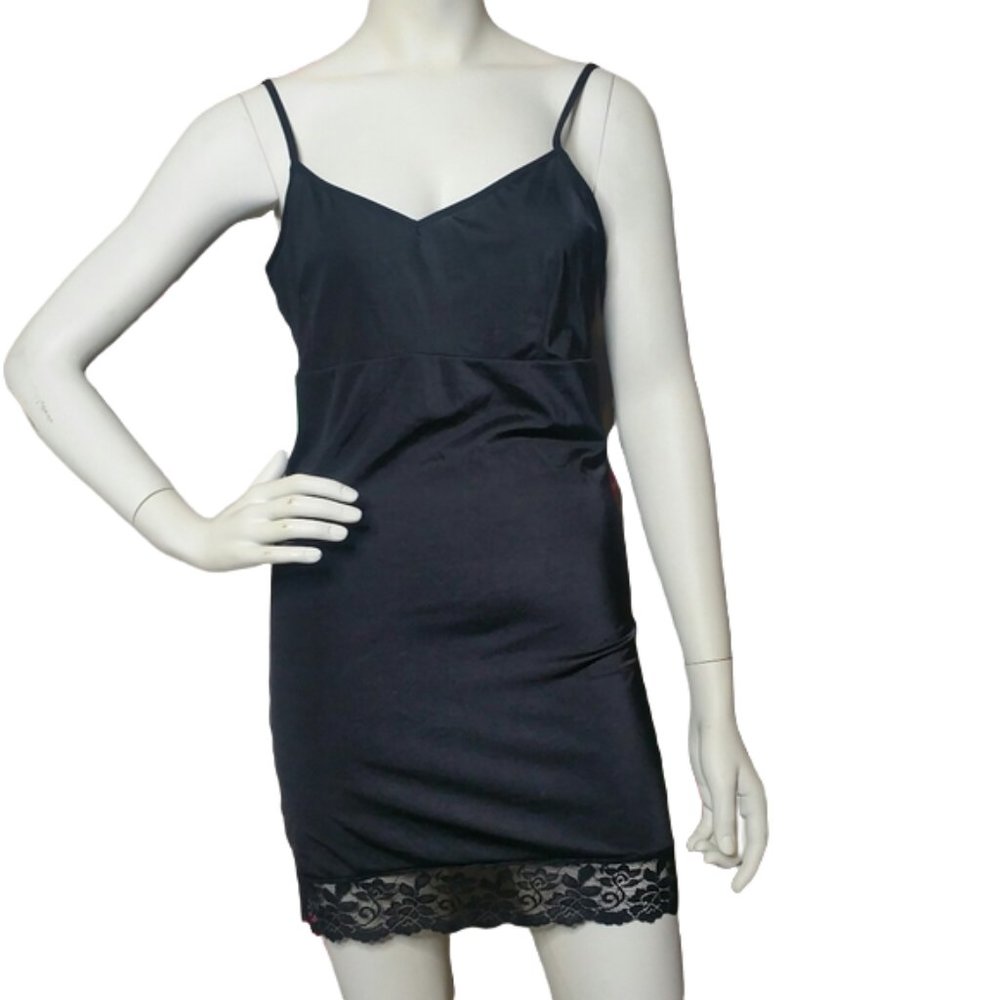 Heavenly Shapewear Black Control Slip Size 2X